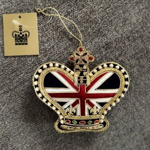 Tinker Tailor Union Jack Crown Ornament